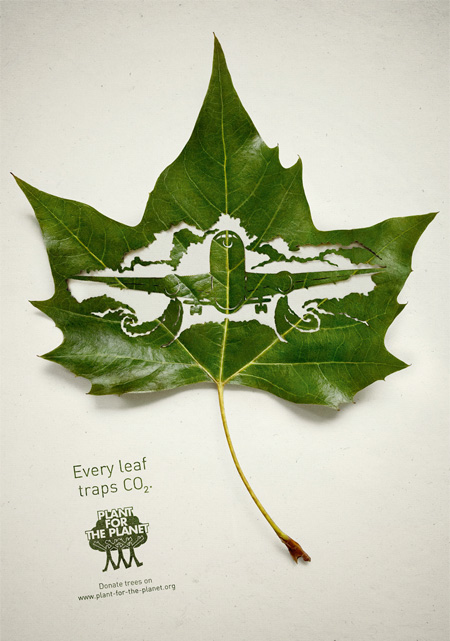 Plant for the Planet Leaf Art