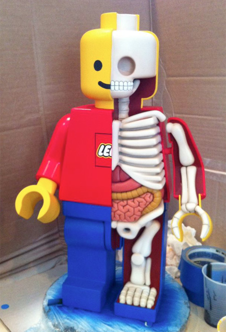 LEGO Anatomy by Jason Freeny