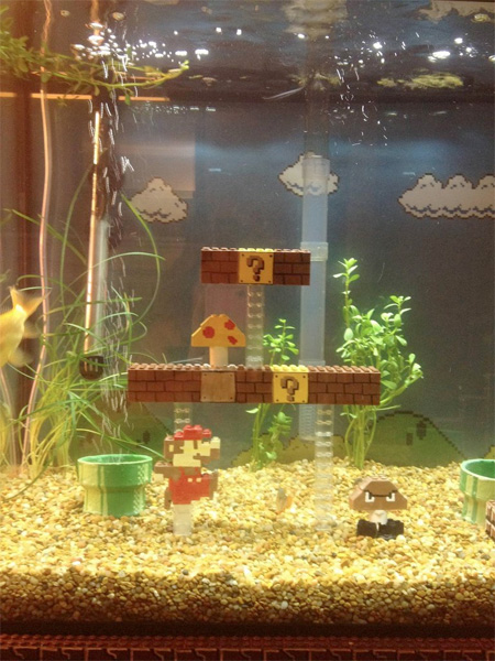 Super Mario Fish Tank