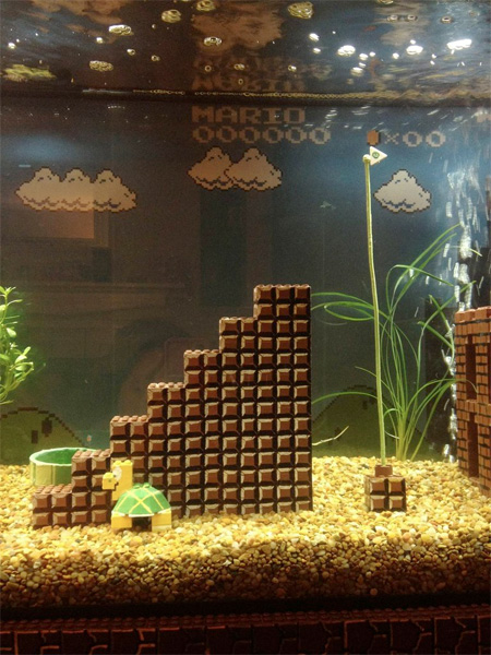 Super Mario Bros Fish Tank