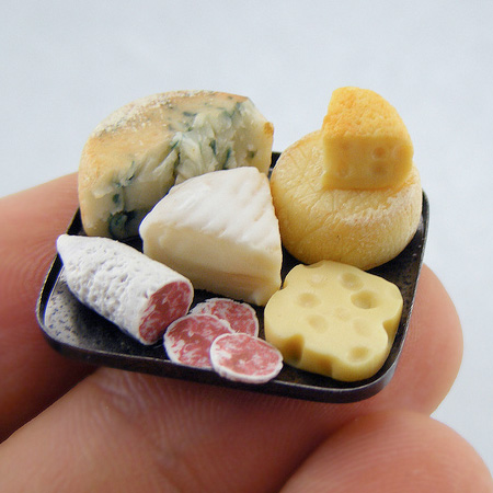 Mini Food Sculptures by Shay Aaron