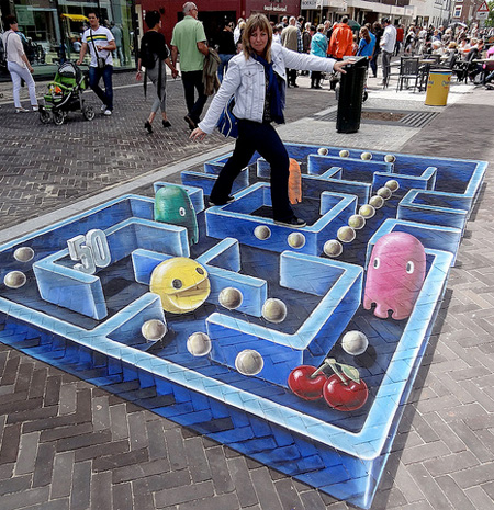 3D Pac-Man by Leon Keer