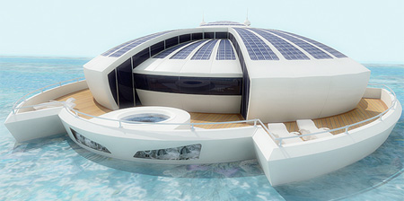 Solar Powered Floating Resort