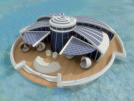 Solar Floating Resort Concept