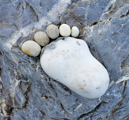 Stone Footprint by Iain Blake