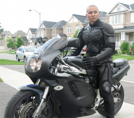 The Dark Knight Motorcycle Suit