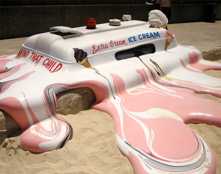 Melted Ice Cream Van