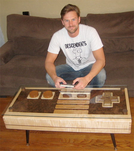 Nintendo Controller Coffee Table