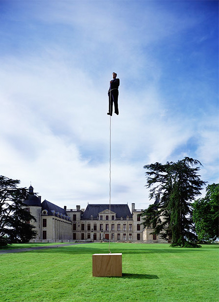 Levitating Philippe Ramette