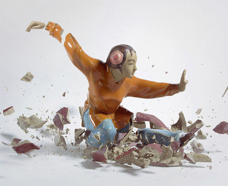 Shattering Porcelain Figurines by Martin Klimas