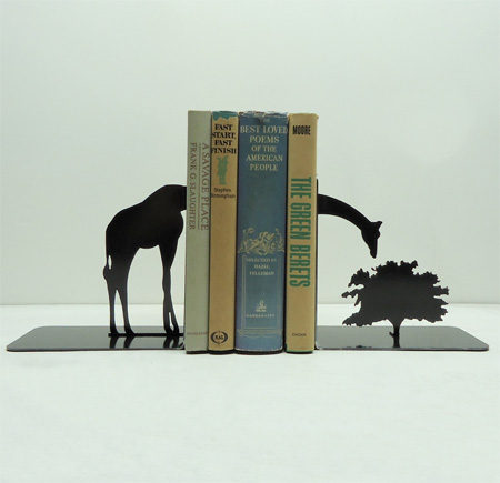 Giraffe Bookends