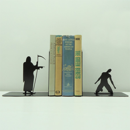 Grim Reaper Bookends