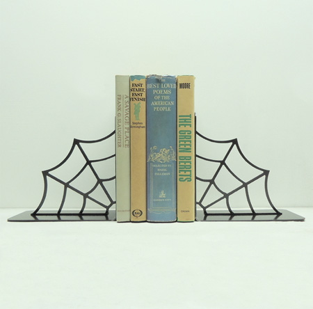 Spiderweb Bookends