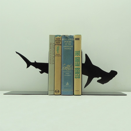 Hammerhead Shark Bookends