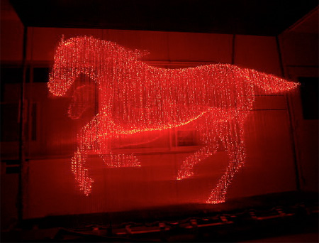 LED Sculpture by Makoto Tojiki