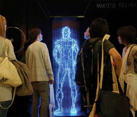 Light Sculpture by Makoto Tojiki