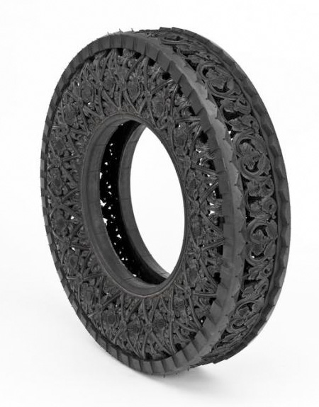 Tire Art by Wim Delvoye