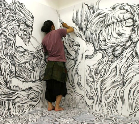 Drawings by Yosuke Goda