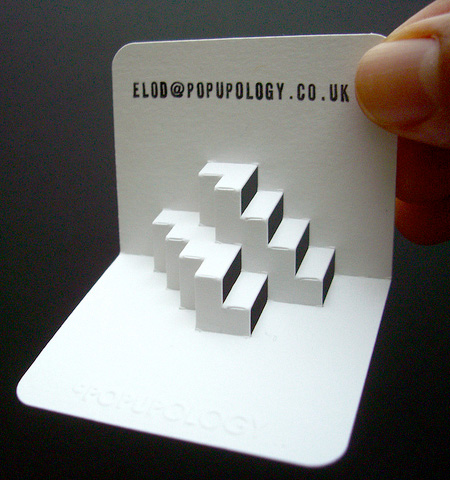 Pop Up Business Cards