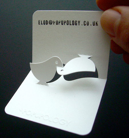 Popup Business Card