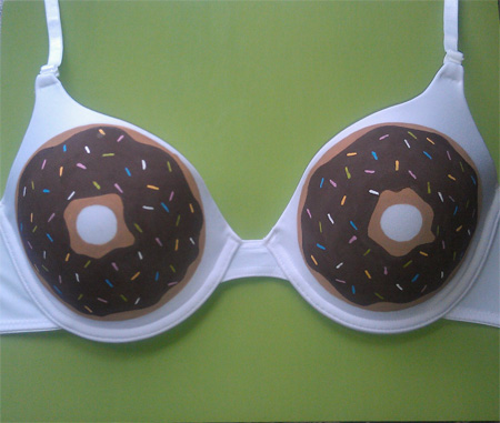 Chocolate Sprinkle Donut Bra