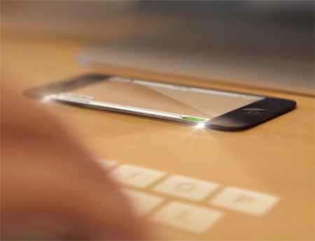 Laser Projection Keyboard