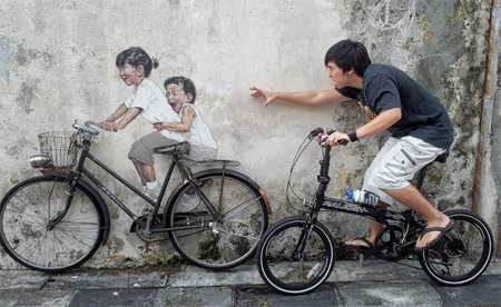 Creative Street Art by Ernest Zacharevic