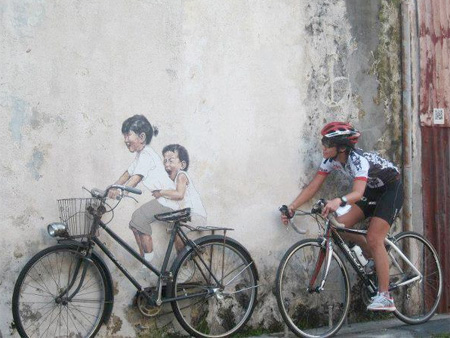 Modern Street Art by Ernest Zacharevic