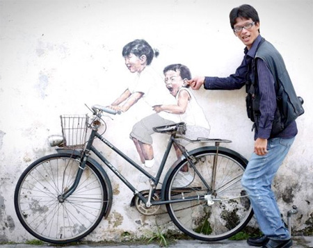 Clever Street Art by Ernest Zacharevic