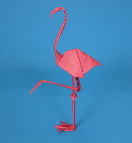 Origami Flamingo