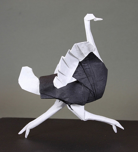 Origami Ostrich