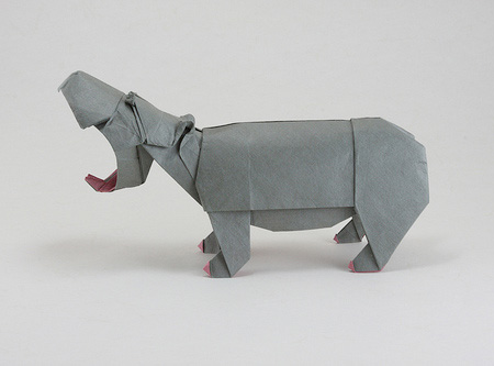 Origami Hippopotamus