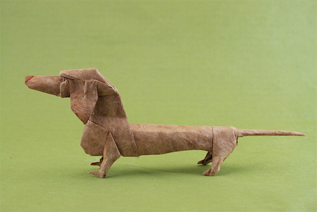 Origami Dachshund