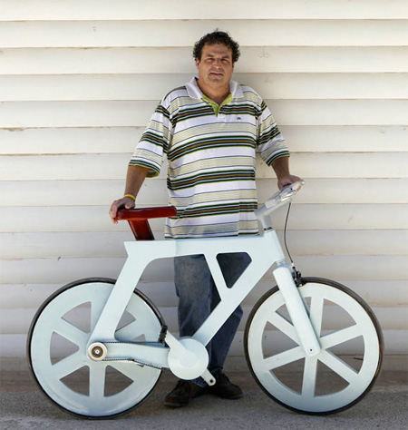 Izhar Gafni Cardboard Bicycle