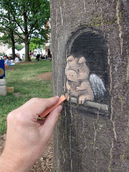 Street Art by David Zinn