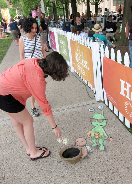 Sidewalk Chalk Art