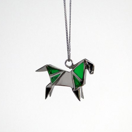 Silver Origami Jewelry