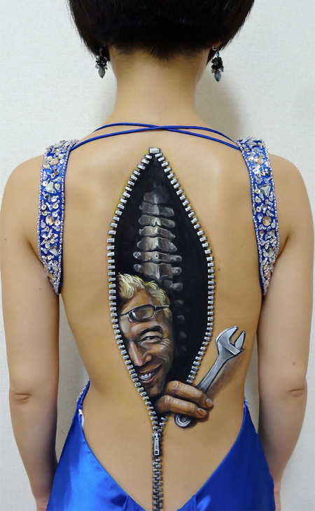 Halloween Body Painting