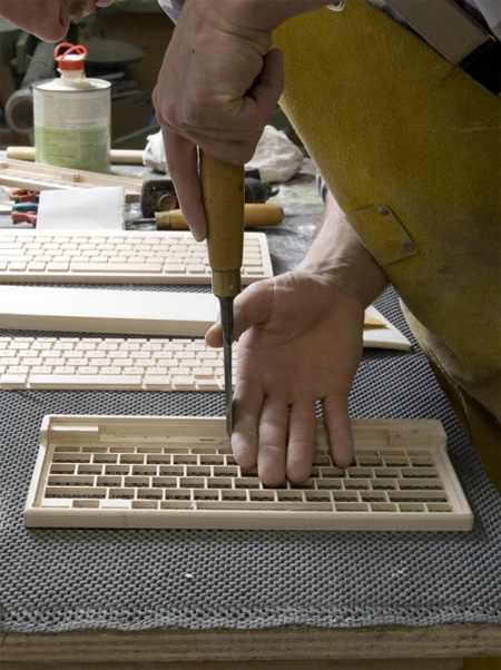 Wood Computer Keyboard