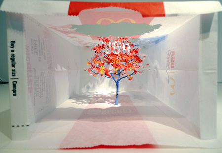 McDonalds Bag Tree by Yuken Teruya