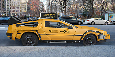 DeLorean Taxi