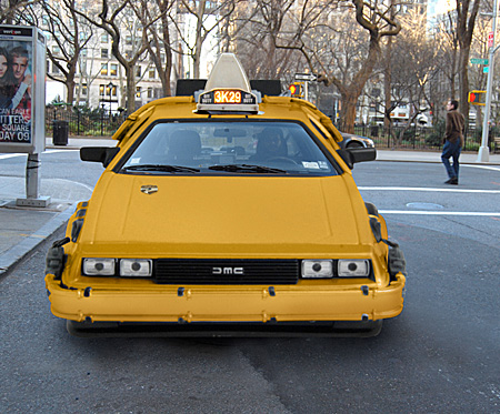 Back to the Future DeLorean Taxi