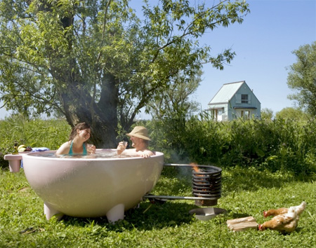 Wood Burning HotTub