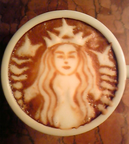 Starbucks Coffee Art