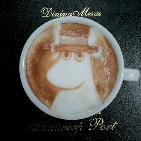 Moomin Coffee Art