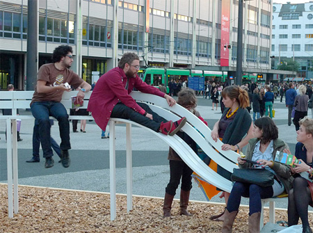 Modified Bench by Jeppe Hein