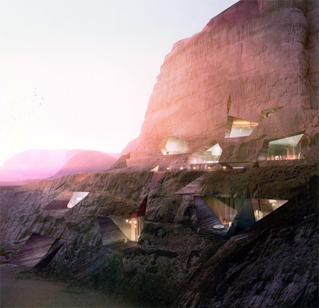 Hotel in a Mountain