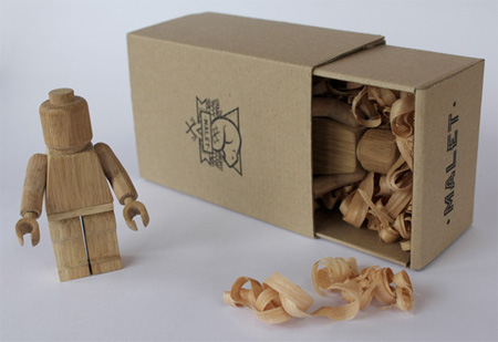 Wooden LEGO Man