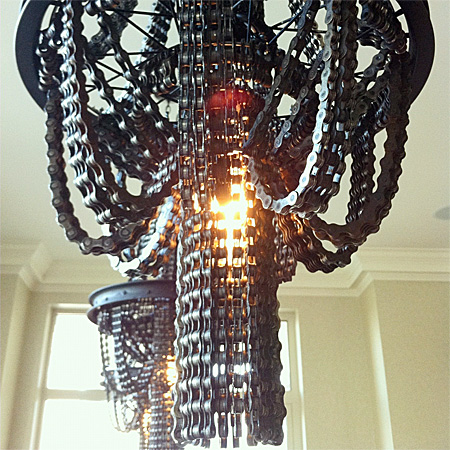 Bicycle Chandelier