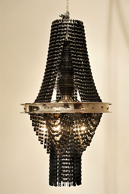 Bike Chain Chandelier